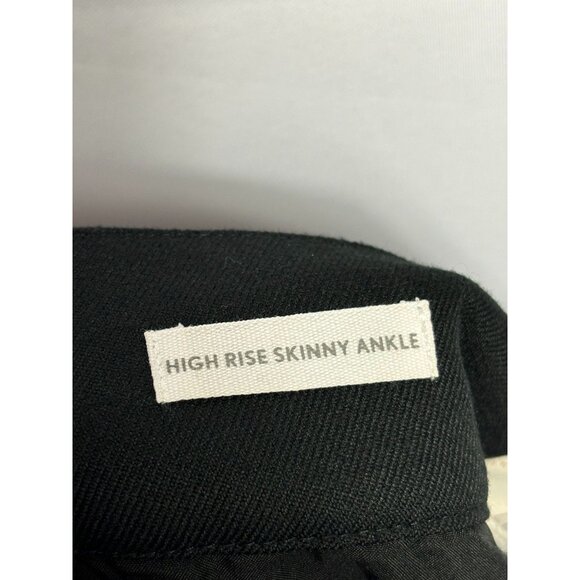 Loft Outlet Womens Black Pants Skinny Ankle High Rise Size 16 New - Picture 7 of 9